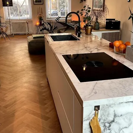 アパート Spacious Familyhouse With Garden In Zuid アムステルダム