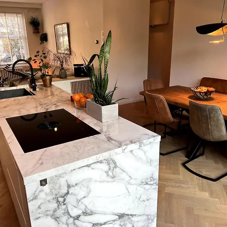 Daire Spacious Familyhouse With Garden In Zuid *